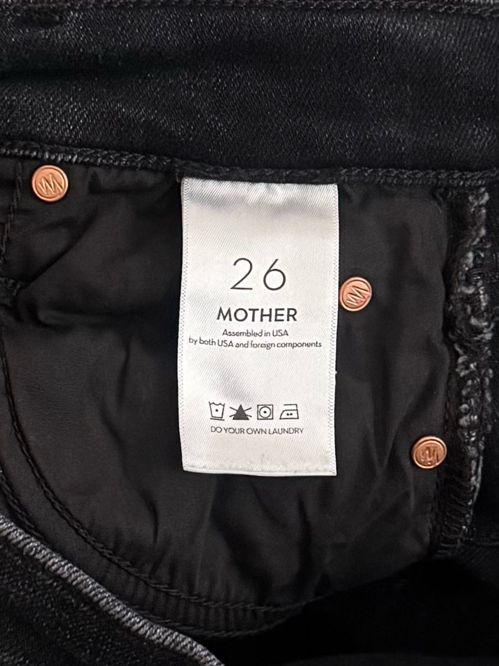 MOTHER The Mid Rise Dazzler Ankle In Deep End Size 26 - Picture 11 of 12